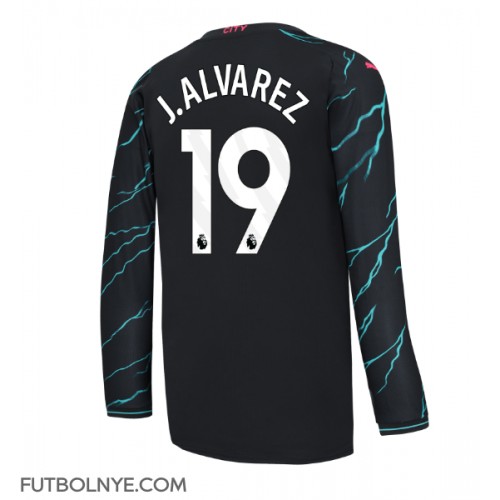 Camiseta Manchester City Julian Alvarez #19 Tercera Equipación 2023-24 manga larga